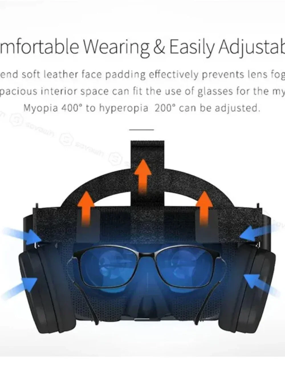 BOBOVR Z6 Wireless Foldable VR Headset Black- NEW N BOX